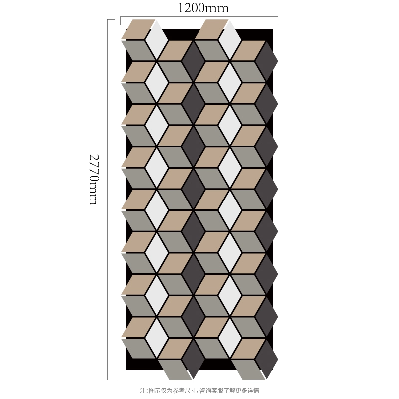 Panel de pared acústico modular de MDF sobre PET con columna cúbica 3D Panel de pared acústico modular de MDF sobre PET con columna cúbica 3D