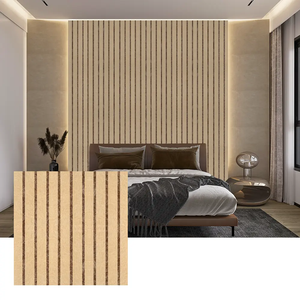Paneles acústicos de PET de colores para decoración de paredes interiores