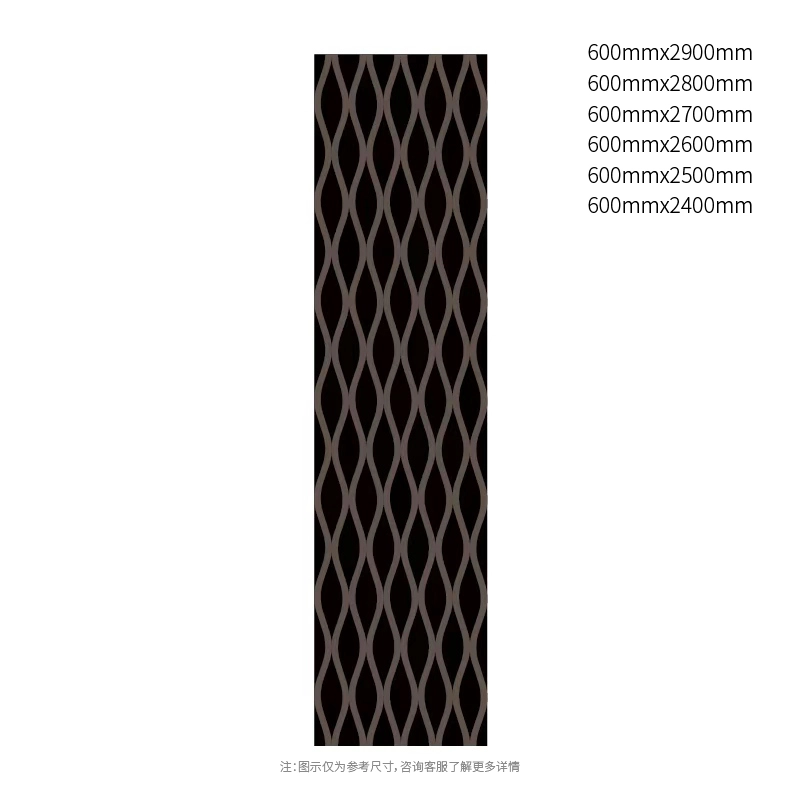 Panel de pared acústico decorativo con tejido de diamante