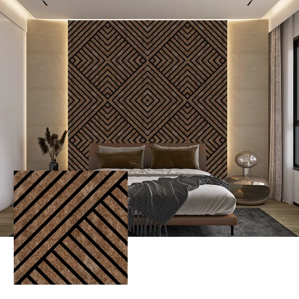 Paneles de pared acústicos de PET para interiores para reducción de ruido