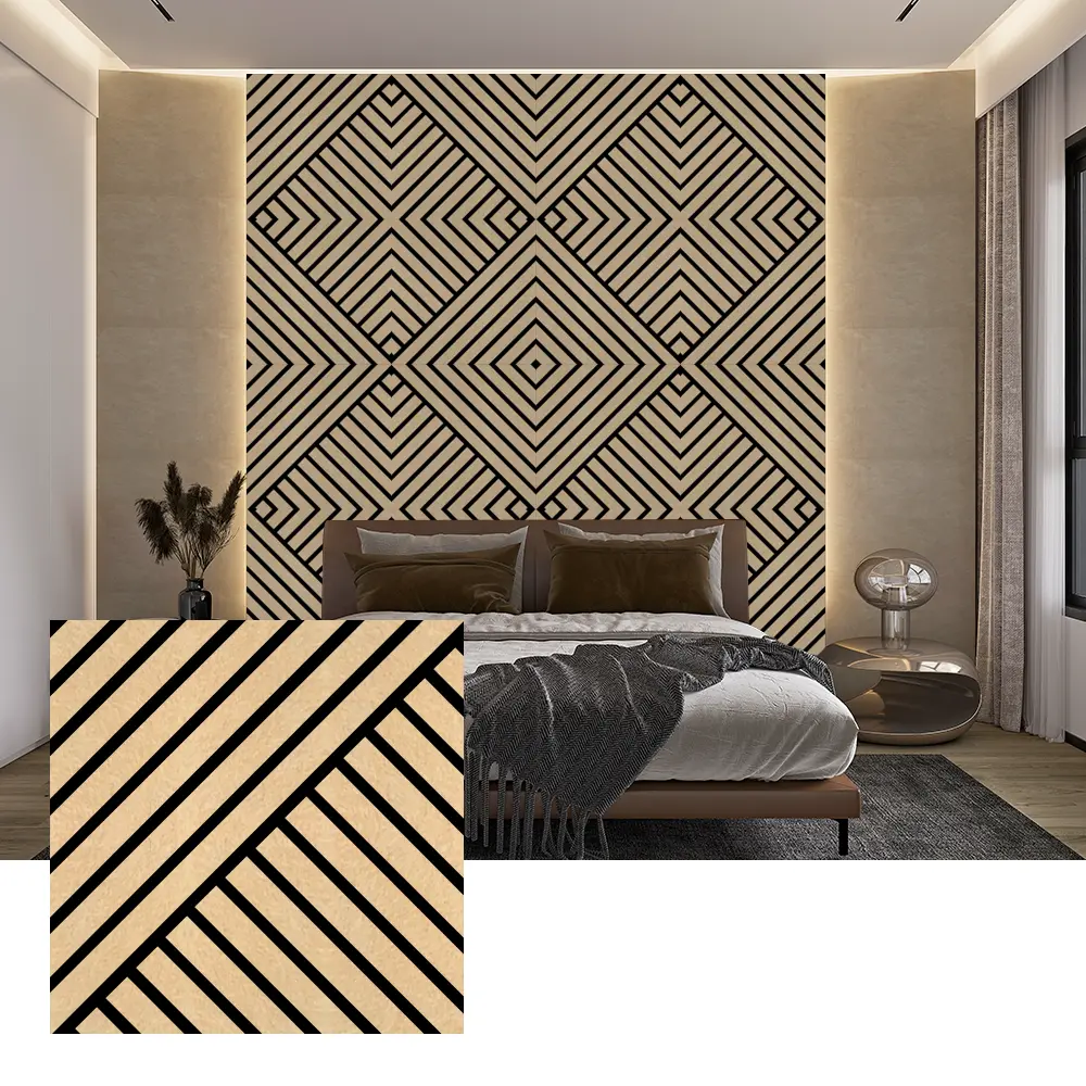Paneles de pared acústicos de PET para interiores para reducción de ruido