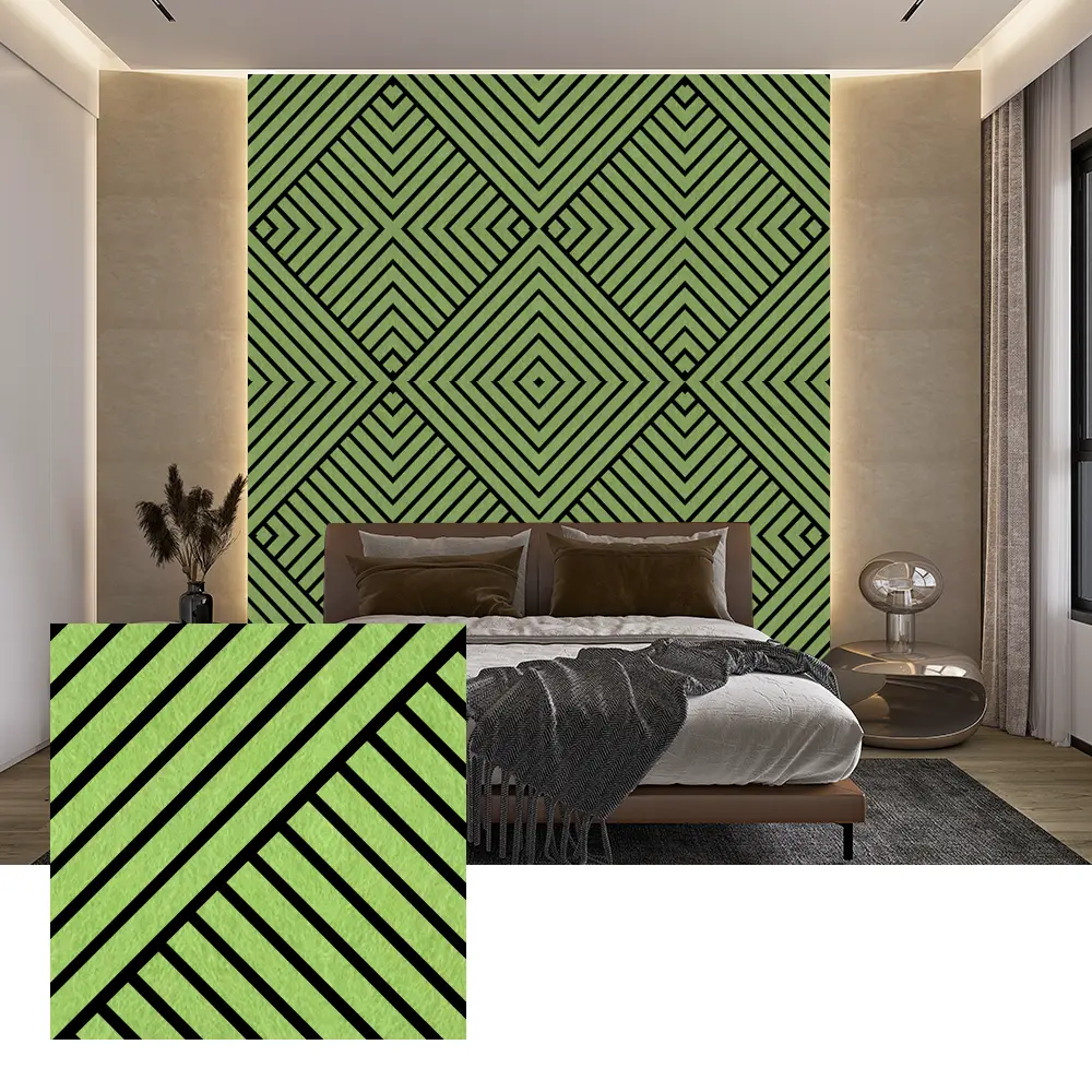 Paneles de pared acústicos de PET para interiores para reducción de ruido