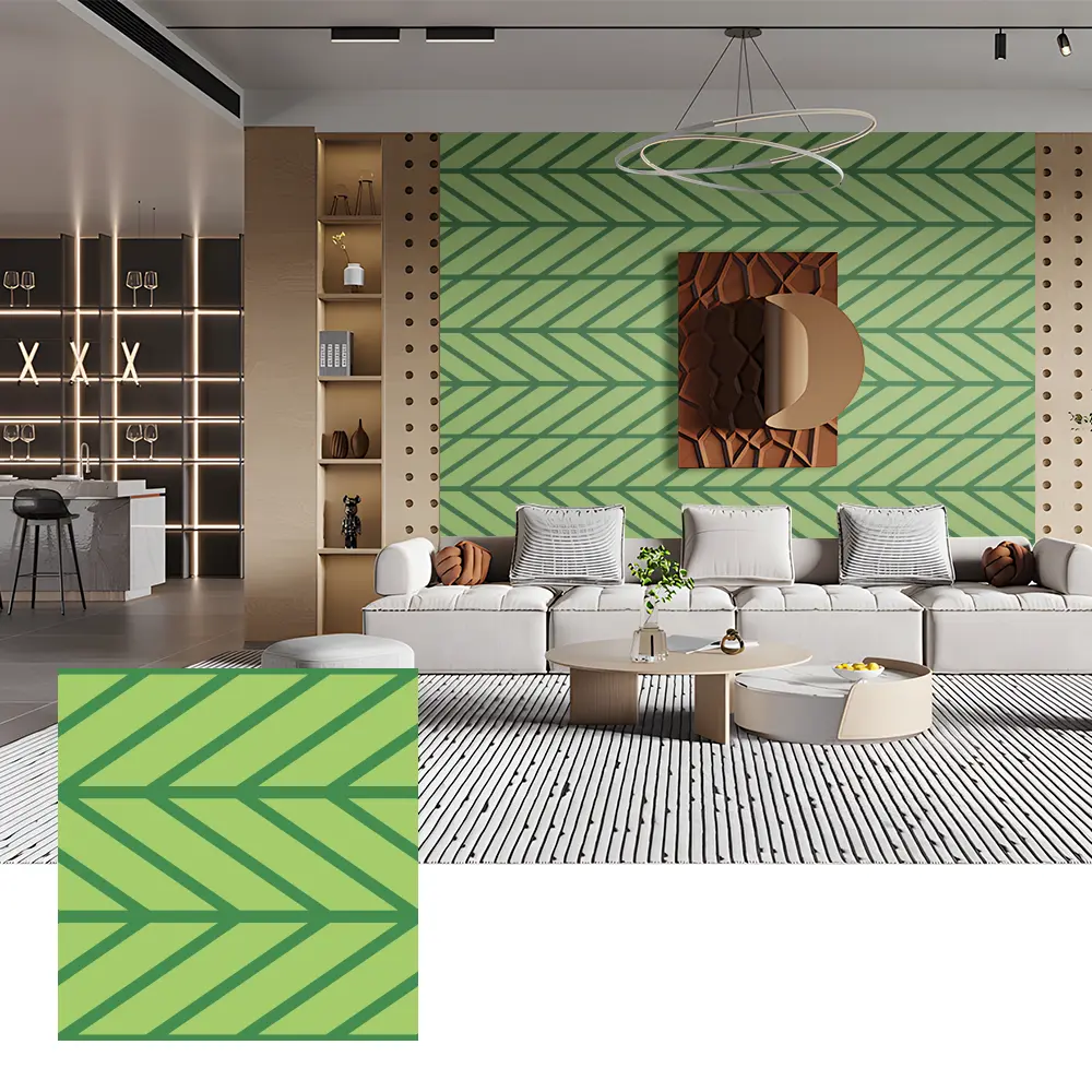 Paneles acústicos de PET para decoración de paredes interiores