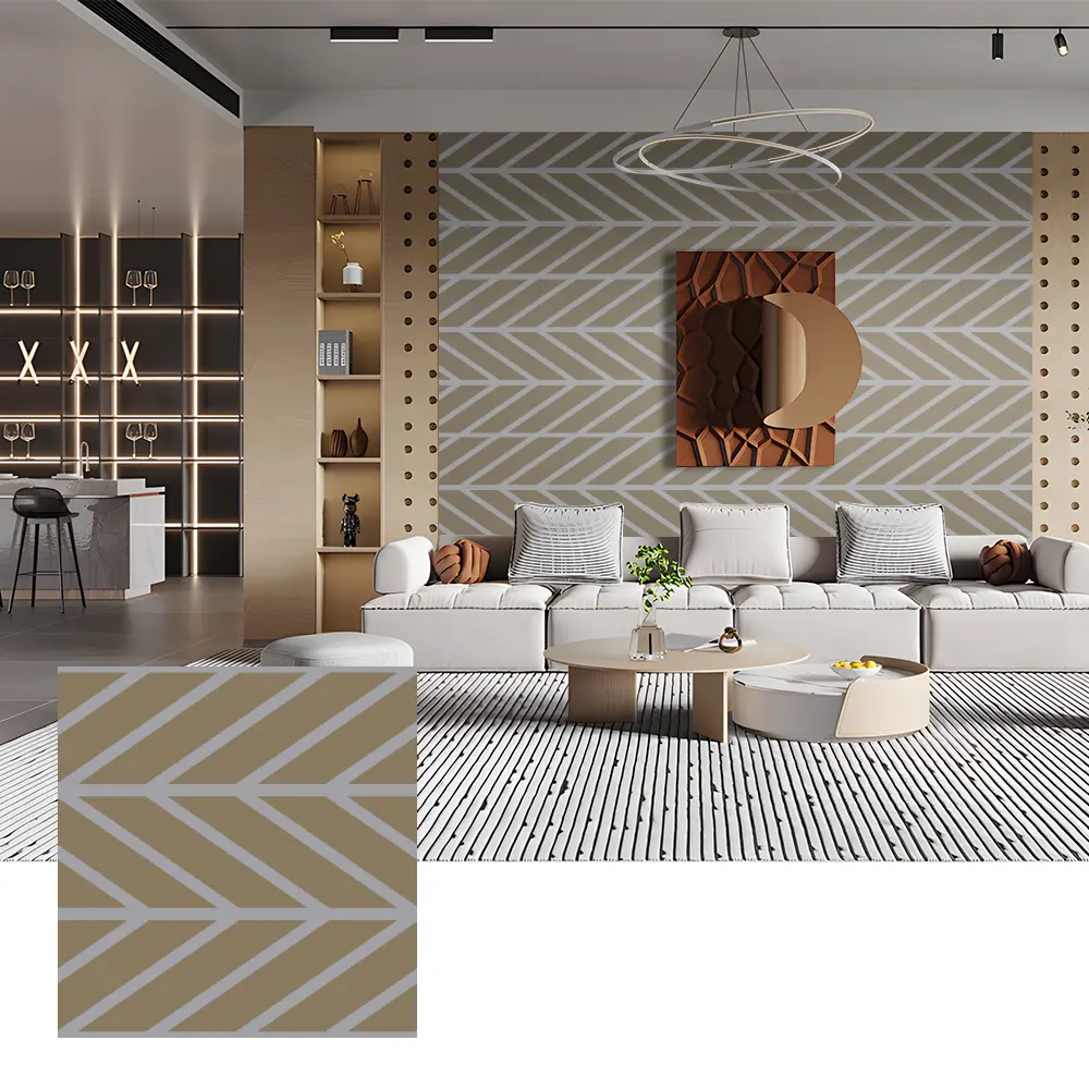 Paneles acústicos de PET para decoración de paredes interiores