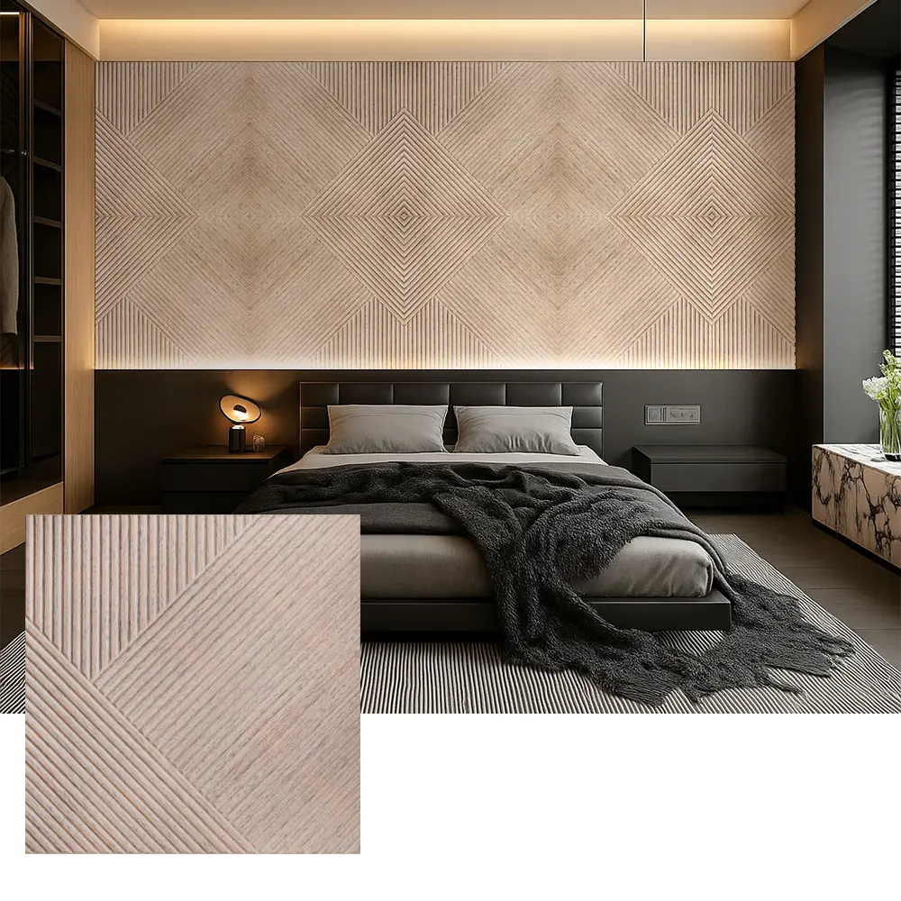 Paneles de pared acústicos de PET para absorción de sonido en interiores
