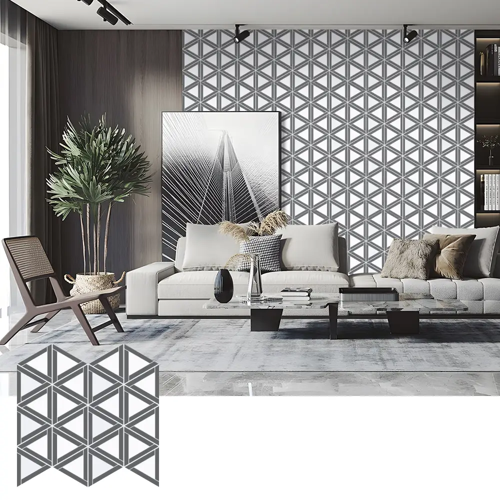 Paneles de pared acústicos de PET autoadhesivos para uso interior Paneles de pared acústicos de PET autoadhesivos para uso interior