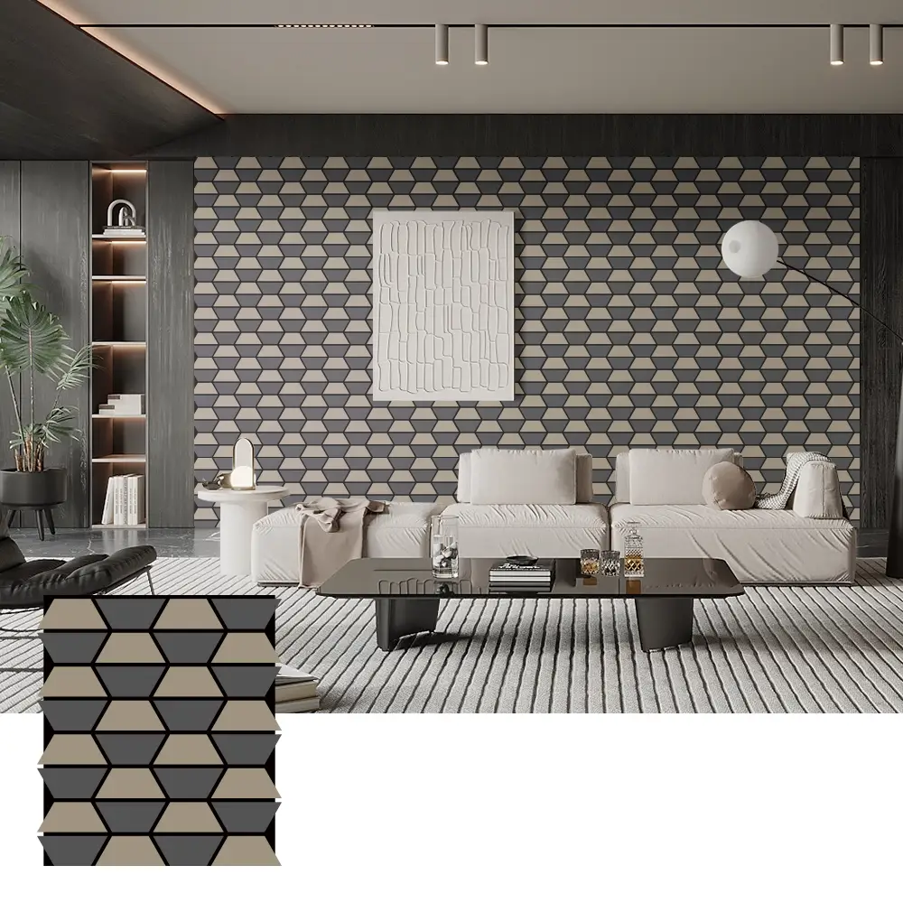 Paneles acústicos de madera autoadhesivos para decoración de paredes