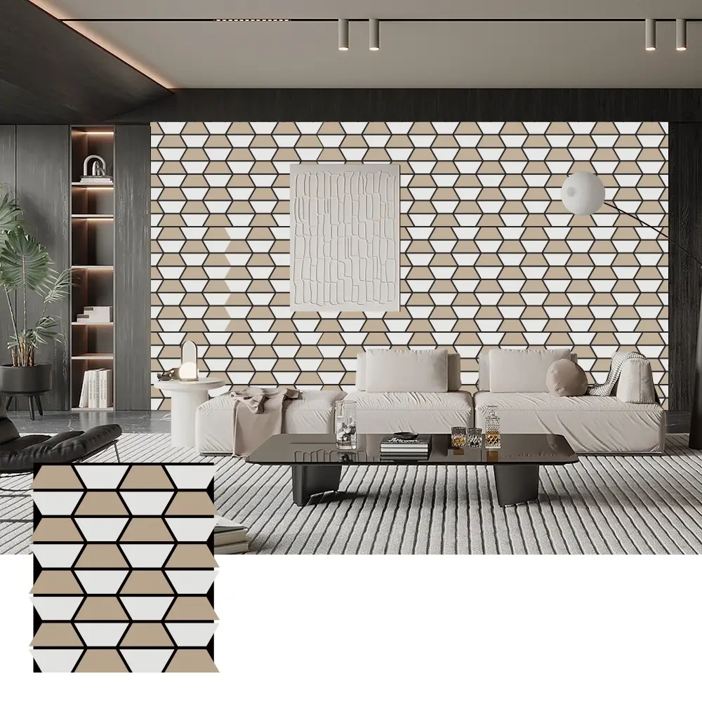 Paneles acústicos de madera autoadhesivos para decoración de paredes