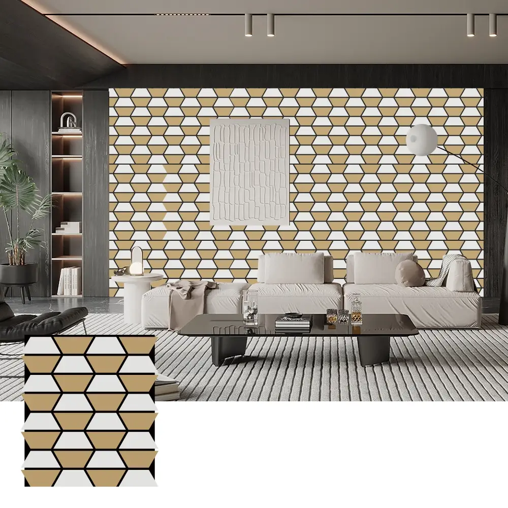 Paneles acústicos de madera autoadhesivos para decoración de paredes
