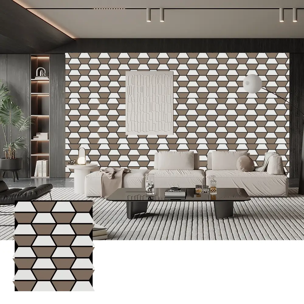 Paneles acústicos de madera autoadhesivos para decoración de paredes