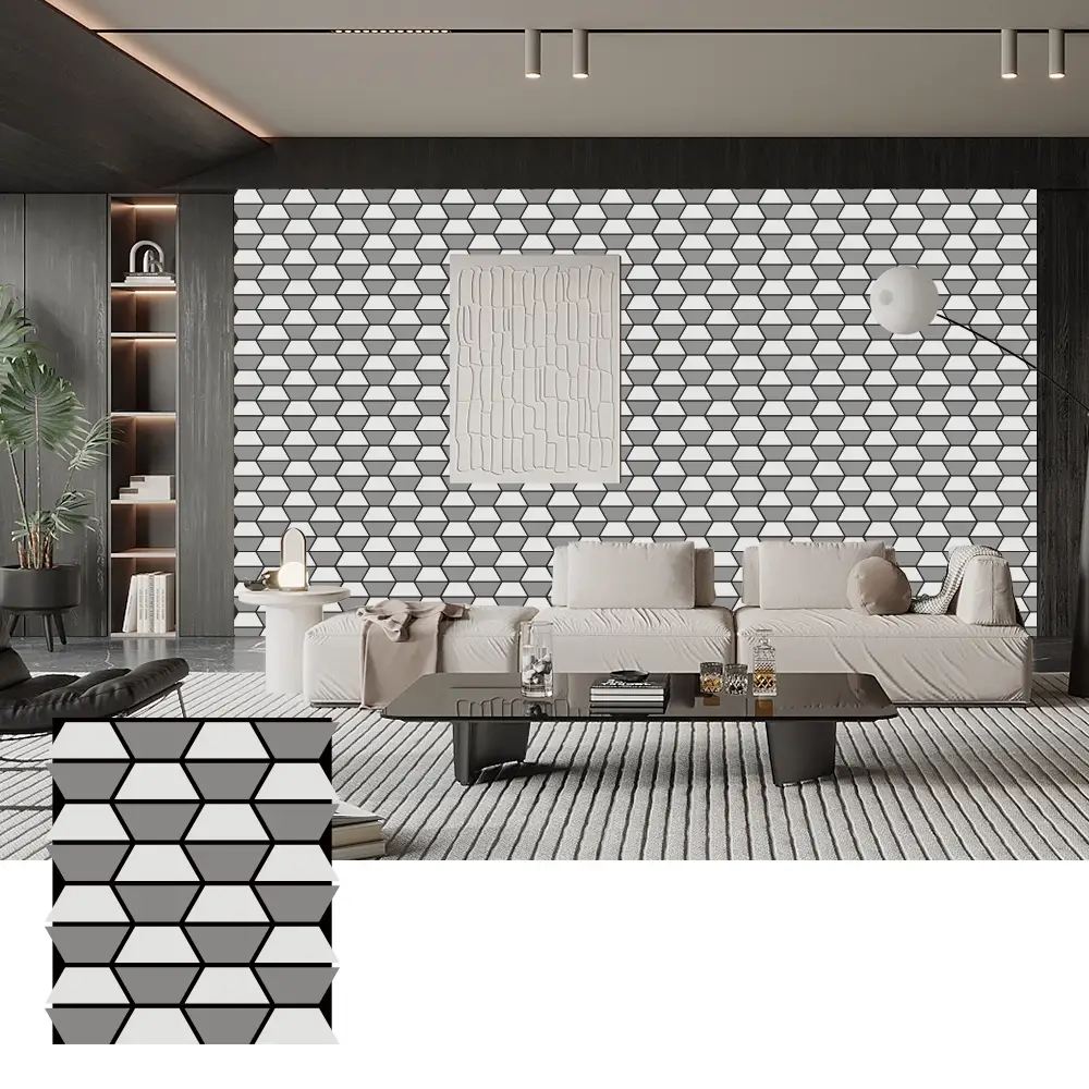 Paneles acústicos de madera autoadhesivos para decoración de paredes