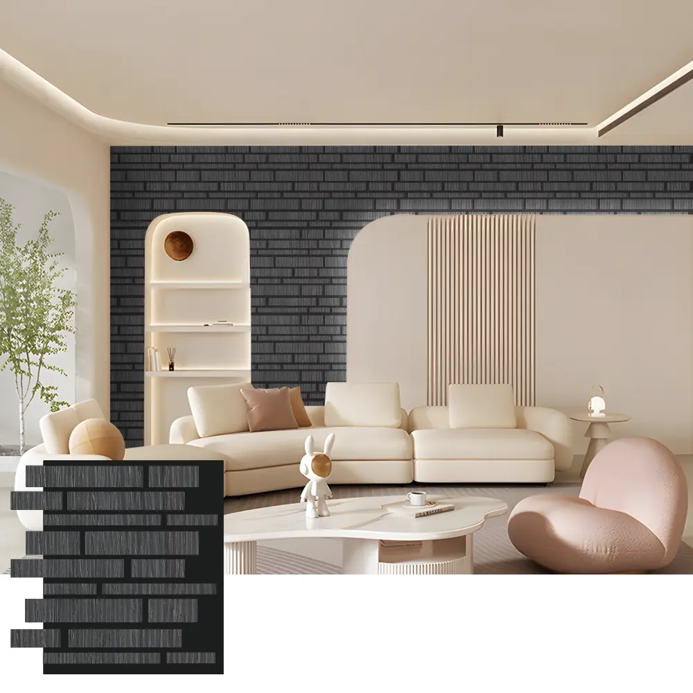 Paneles de pared acústicos de madera para reducción de ruido interior